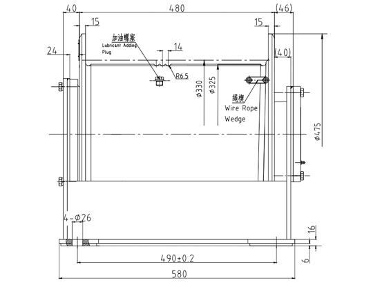 卷?yè)P(yáng)減速機(jī)JQZ138